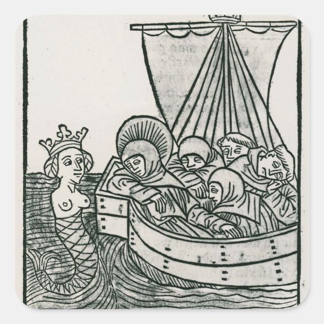 Adesivo Quadrado Rua. Brendan e Siren (Frente)