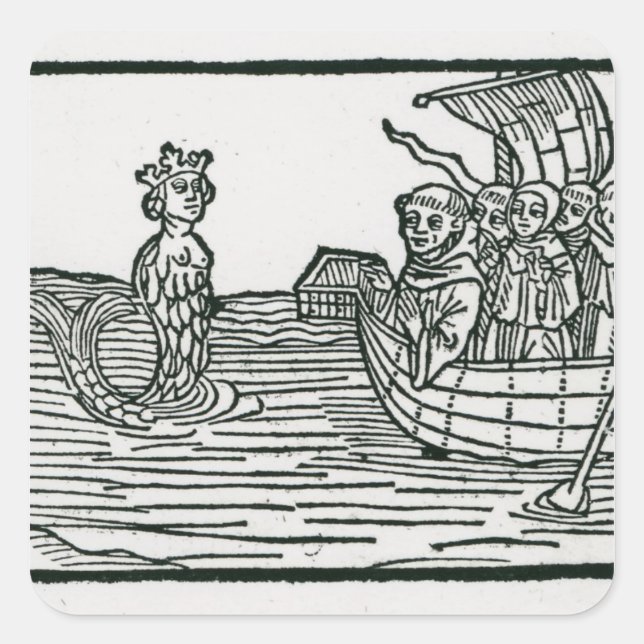 Adesivo Quadrado Rua. Brendan e Siren (Frente)