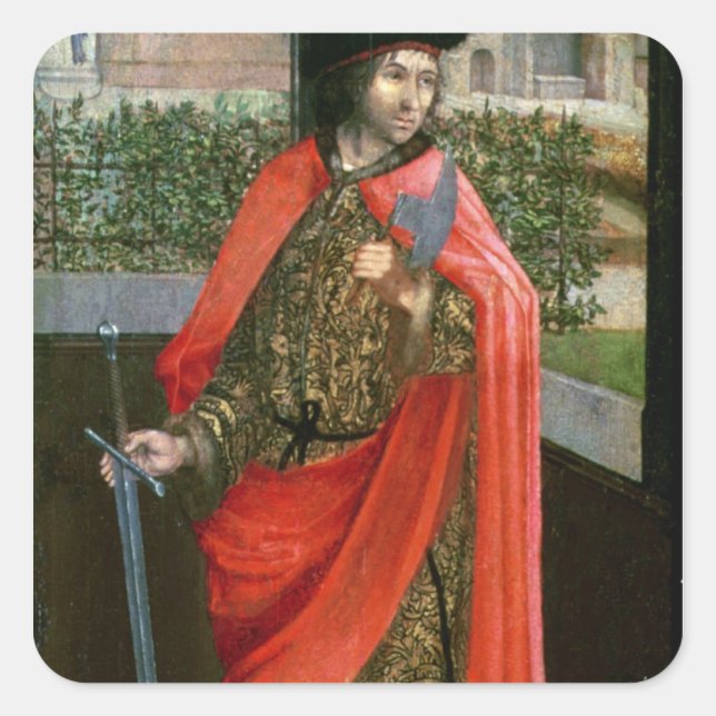 Adesivo Quadrado Rua. Crispin, século XVI (Frente)