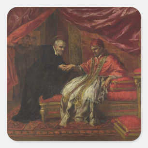 Adesivo Quadrado Rua Filippo Neri Curing Pope Clemente VIII