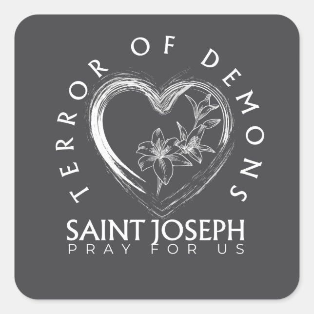 Adesivo Quadrado Rua Joseph Terror of Demons (Frente)