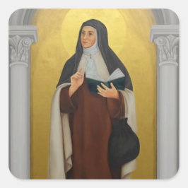 Adesivo Quadrado Rua Maria Maravillas de Jesus Carmelite Nun