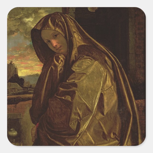 Adesivo Quadrado Rua. Mary Magdalene (Frente)