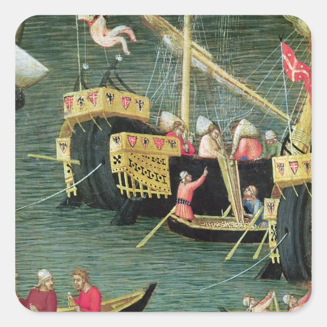 Adesivo Quadrado Rua. Nicholas Salva Mira da Fome (Frente)