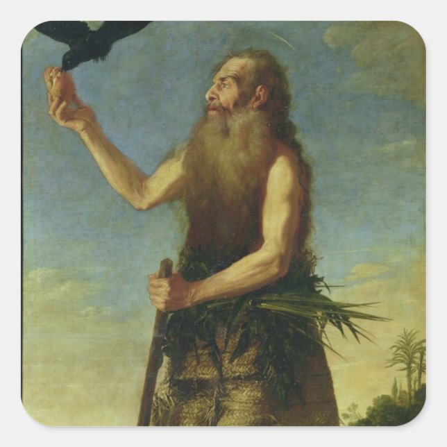 Adesivo Quadrado Rua. Onuphrius (óleo na canvas) (Frente)