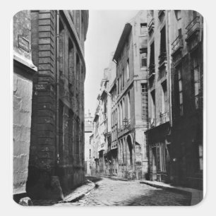 Adesivo Quadrado Rua Serpente, Paris, 1858-78