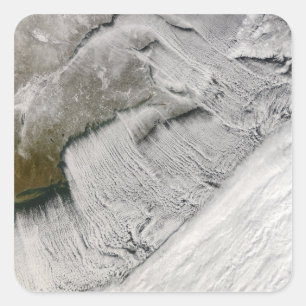 Adesivo Quadrado Ruas da nuvem fora de Nova Inglaterra e do