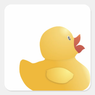 Adesivo Quadrado Rubberduck Amarelo