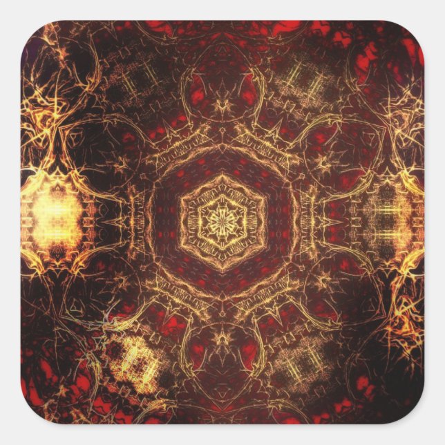 Adesivo Quadrado Rug Oriental (Frente)