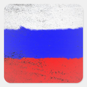 Adesivo Quadrado Rússia
