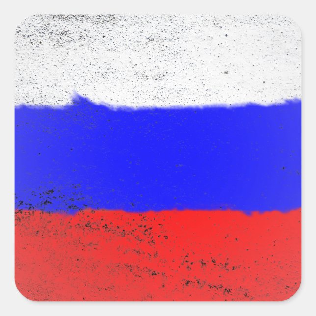 Adesivo Quadrado Rússia (Frente)