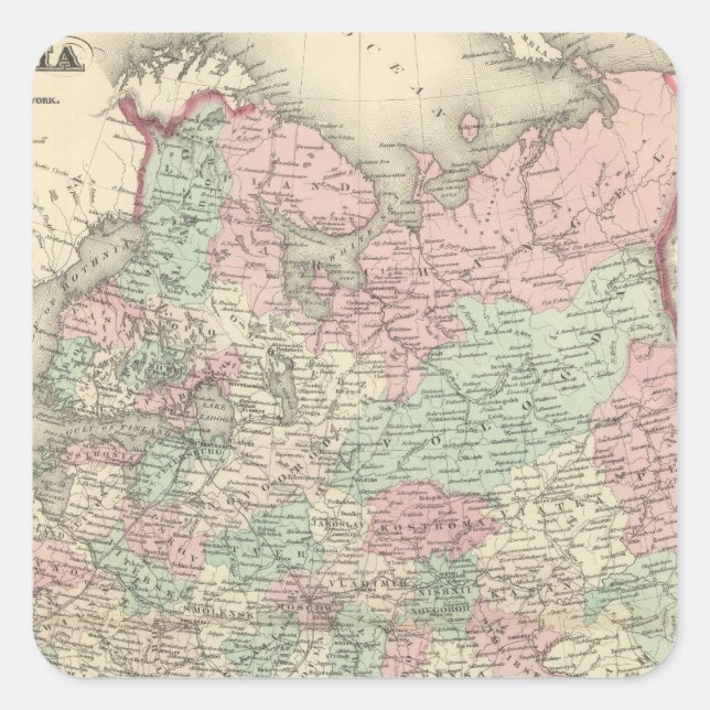 Adesivo Quadrado Rússia 11 (Frente)