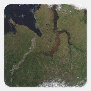 Adesivo Quadrado Rússia central norte