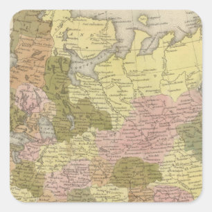 Adesivo Quadrado Rússia em Europa 3