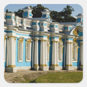 Adesivo Quadrado Rússia, Pushkin. Parte do Palácio de Catherine.