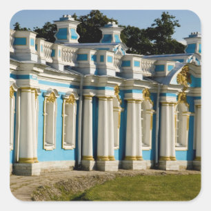 Adesivo Quadrado Rússia, Pushkin. Parte do Palácio de Catherine.