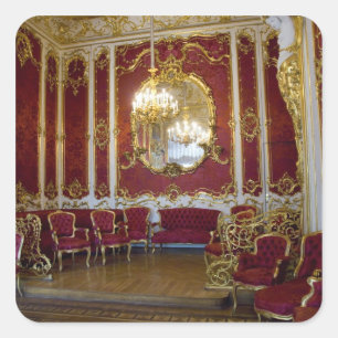 Adesivo Quadrado Rússia, São Petersburgo, O Hermitage (também conhe