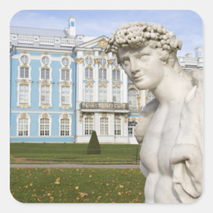 Adesivo Quadrado Rússia, São Petersburgo, Pushkin, Catherine's 3