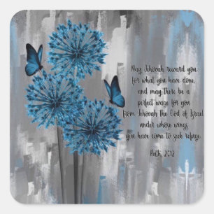 Adesivo Quadrado Ruth 2:12