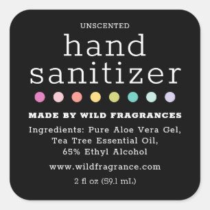 Adesivo Quadrado Sabonete Sanitizer Mão De Bolinhas