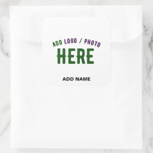 ADESIVO QUADRADO SACO DE MARCA VERIFICADO BRANCADO PERSONALIZADO MO
