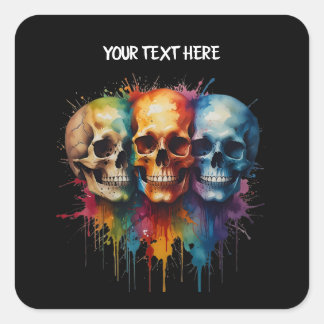 Adesivo Quadrado Saco do Presente