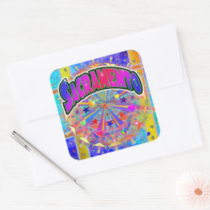 Adesivo Quadrado Sacramento Cosmic Unity Sticker