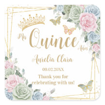 Sage Green Blush Pink Borboleta Floral Rosa Quince