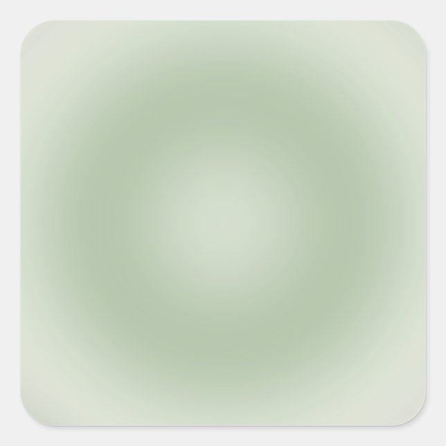 Adesivo Quadrado Sage Green Gradient Aura (Frente)