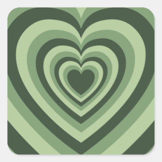 Adesivo Quadrado Sage Green Latte Love Café Heart Case-Mate iPhon