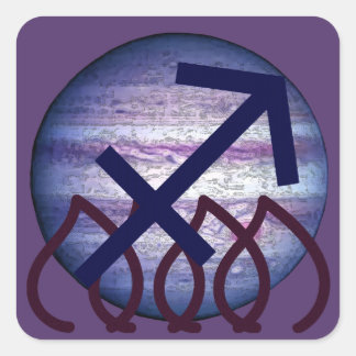 Adesivo Quadrado Sagitário