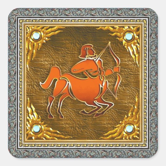 Adesivo Quadrado Sagittarius Sticker (Frente)
