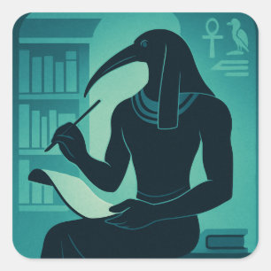 Adesivo Quadrado Sagrada Dente Divino Sabedoria Deus Sticker