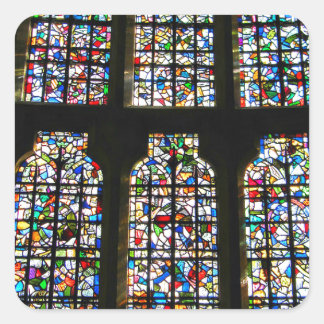 Adesivo Quadrado Sagrada Familia StainGlass Fotografia Barcelona