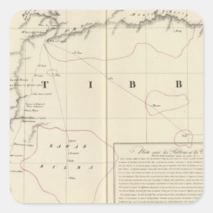 Adesivo Quadrado Sahara, África 16
