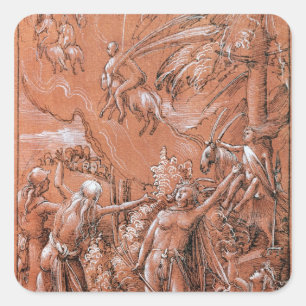 Adesivo Quadrado Saindo para o Sabat, 1506