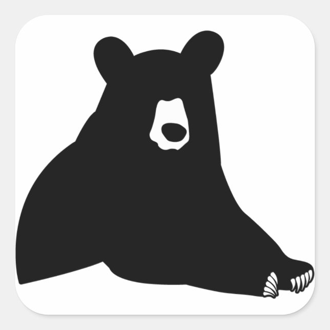 Adesivo Quadrado Sair do Silhouette (Frente)