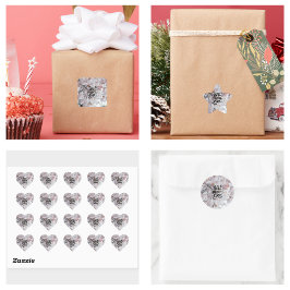 Adesivo Quadrado Sakura Pink Elegante Melhor Dia de as mães Da Mãe