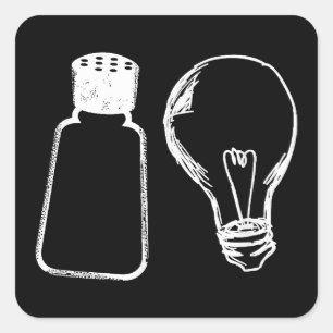 Adesivo Quadrado Sal e Luz Seja Ye Sal Bíblia Versa Matthew 513-1