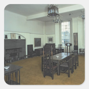 Adesivo Quadrado Sala de Mackintosh