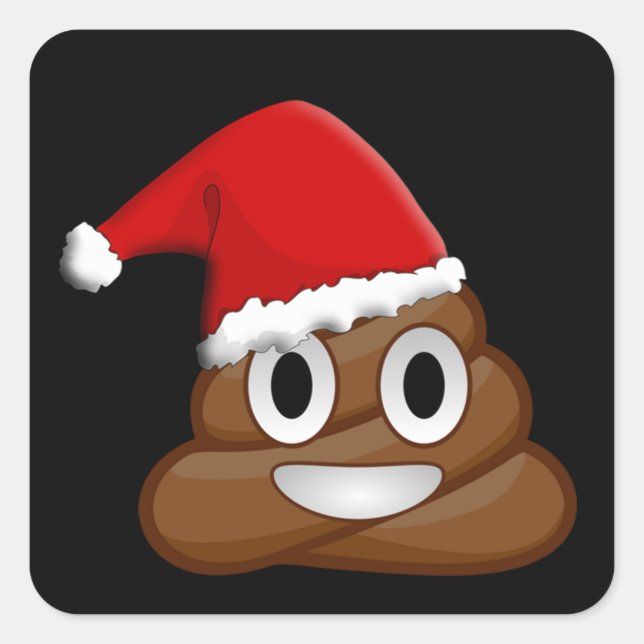 Adesivo Quadrado Sala de Natal emoji (Frente)