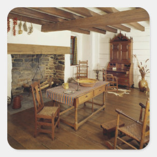 Adesivo Quadrado Sala de Piedmont, condado North Carolina de