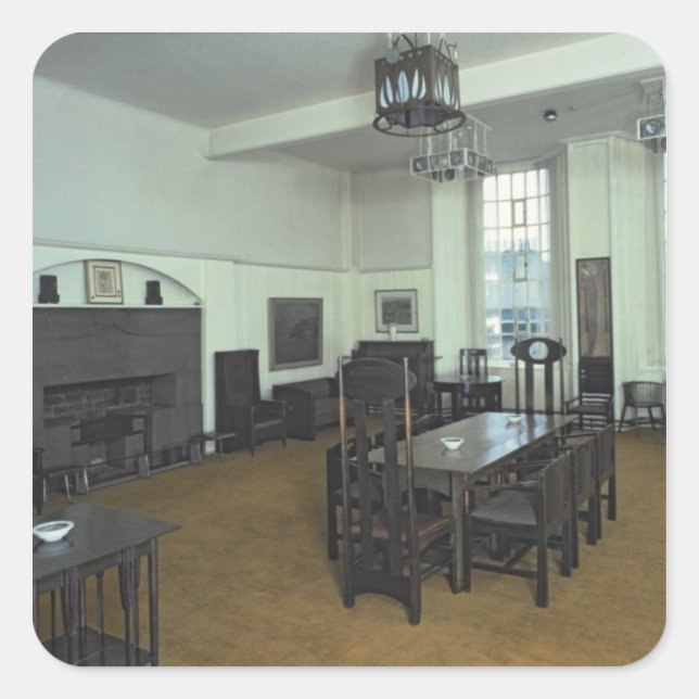 Adesivo Quadrado Sala Mackintosh (Frente)