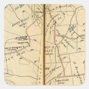 Adesivo Quadrado Salem, Nova Iorque