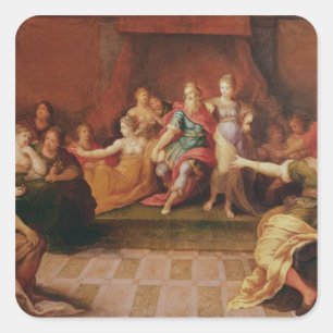 Adesivo Quadrado Salomão e suas Mulheres