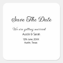 Salvar o texto moderno do site de casamento QR da 