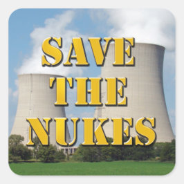 Adesivo Quadrado Salve Os Nukes
