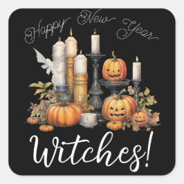 Adesivo Quadrado Samhain Greeting