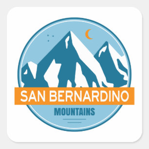Adesivo Quadrado San Bernardino Mountain California