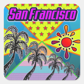 Adesivo Quadrado San Francisco Freedom Sticker